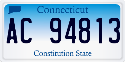 CT license plate AC94813