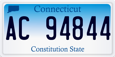 CT license plate AC94844