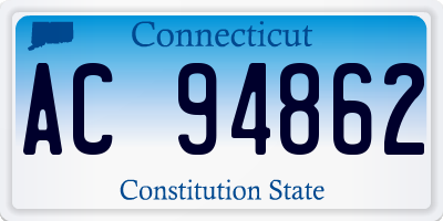 CT license plate AC94862