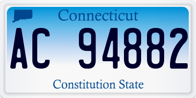 CT license plate AC94882