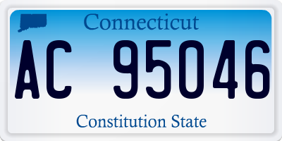 CT license plate AC95046