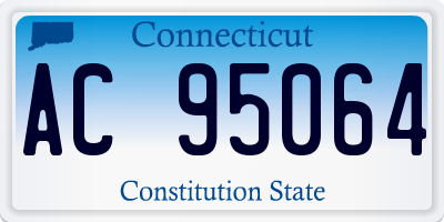 CT license plate AC95064