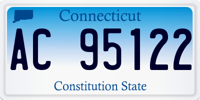 CT license plate AC95122