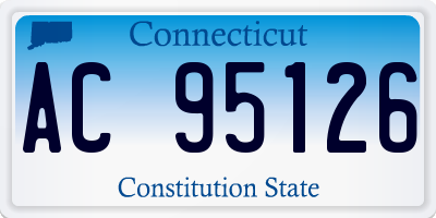 CT license plate AC95126