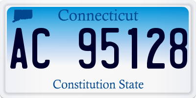 CT license plate AC95128