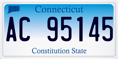 CT license plate AC95145