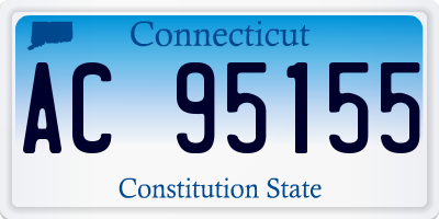 CT license plate AC95155