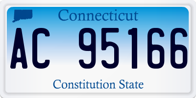 CT license plate AC95166