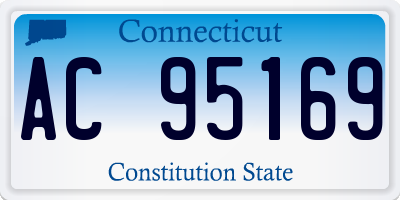 CT license plate AC95169