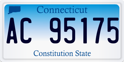 CT license plate AC95175