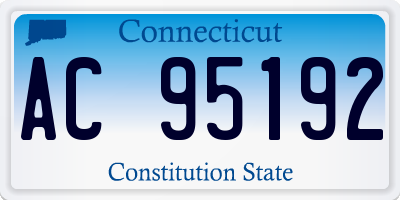 CT license plate AC95192