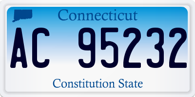 CT license plate AC95232