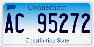 CT license plate AC95272