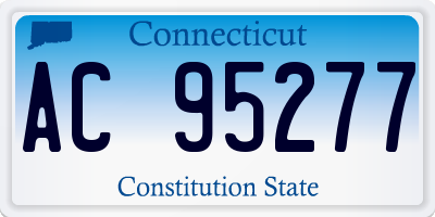 CT license plate AC95277