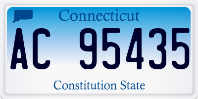 CT license plate AC95435