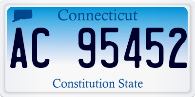 CT license plate AC95452