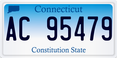 CT license plate AC95479