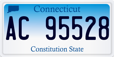 CT license plate AC95528