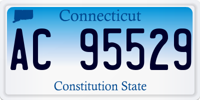 CT license plate AC95529