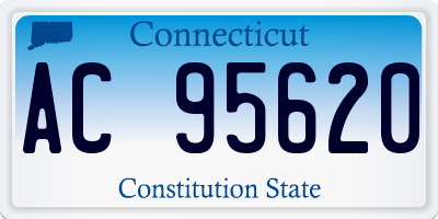 CT license plate AC95620