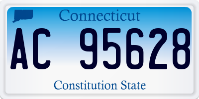 CT license plate AC95628