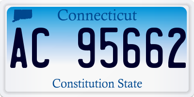 CT license plate AC95662