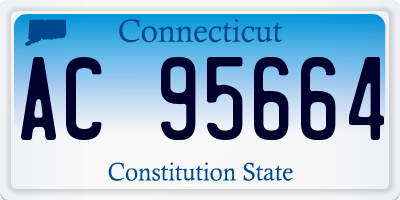 CT license plate AC95664