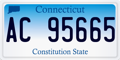 CT license plate AC95665