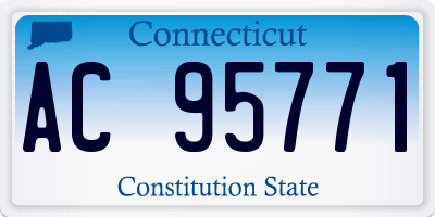 CT license plate AC95771