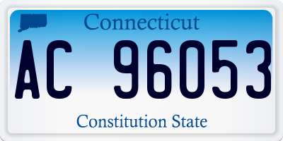 CT license plate AC96053