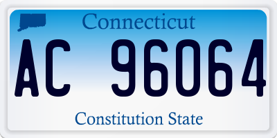 CT license plate AC96064