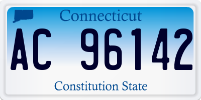 CT license plate AC96142
