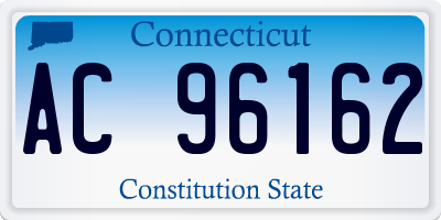 CT license plate AC96162