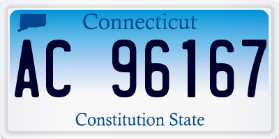 CT license plate AC96167