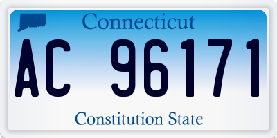 CT license plate AC96171
