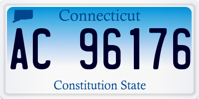 CT license plate AC96176