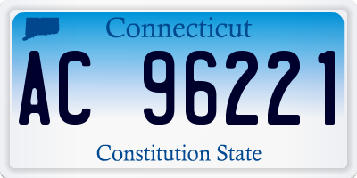 CT license plate AC96221