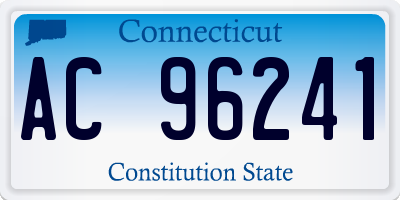 CT license plate AC96241