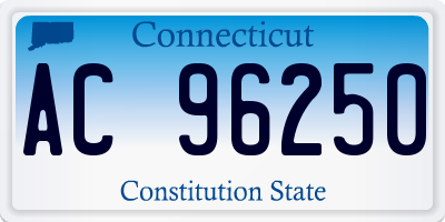 CT license plate AC96250