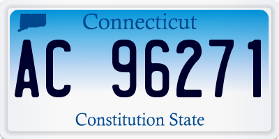 CT license plate AC96271