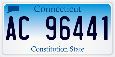 CT license plate AC96441