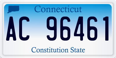 CT license plate AC96461