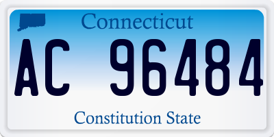 CT license plate AC96484