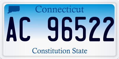CT license plate AC96522