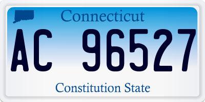 CT license plate AC96527