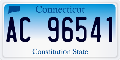 CT license plate AC96541