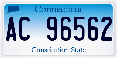 CT license plate AC96562