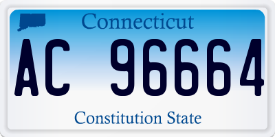 CT license plate AC96664
