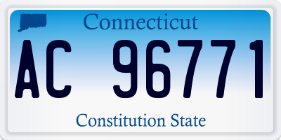 CT license plate AC96771