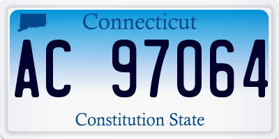 CT license plate AC97064